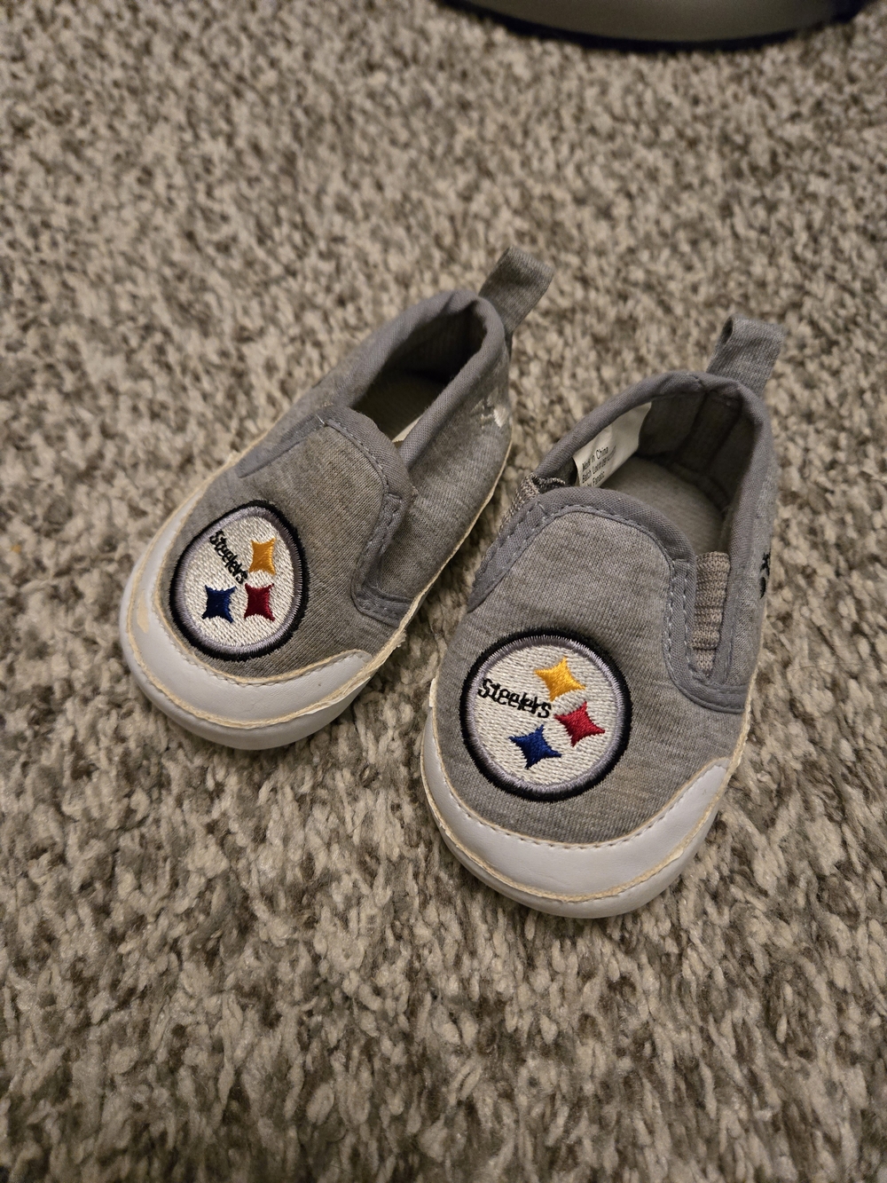 Steelers Baby 3 Slip On Shoes